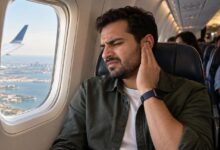 ألم الأذن في الطائرة